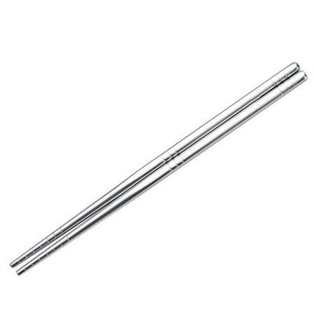 FACEGA Chop Sticks Chopsticks Reusable Metal Chopsticks,Silver