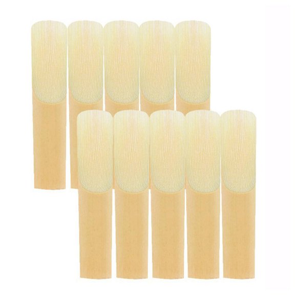 FACEGA Clarinet Reeds,10-Piece Saxophone Reed Set Alto Saxophone Reeds,Ideal for Clarinet and Saxophones Saxophone Reeds