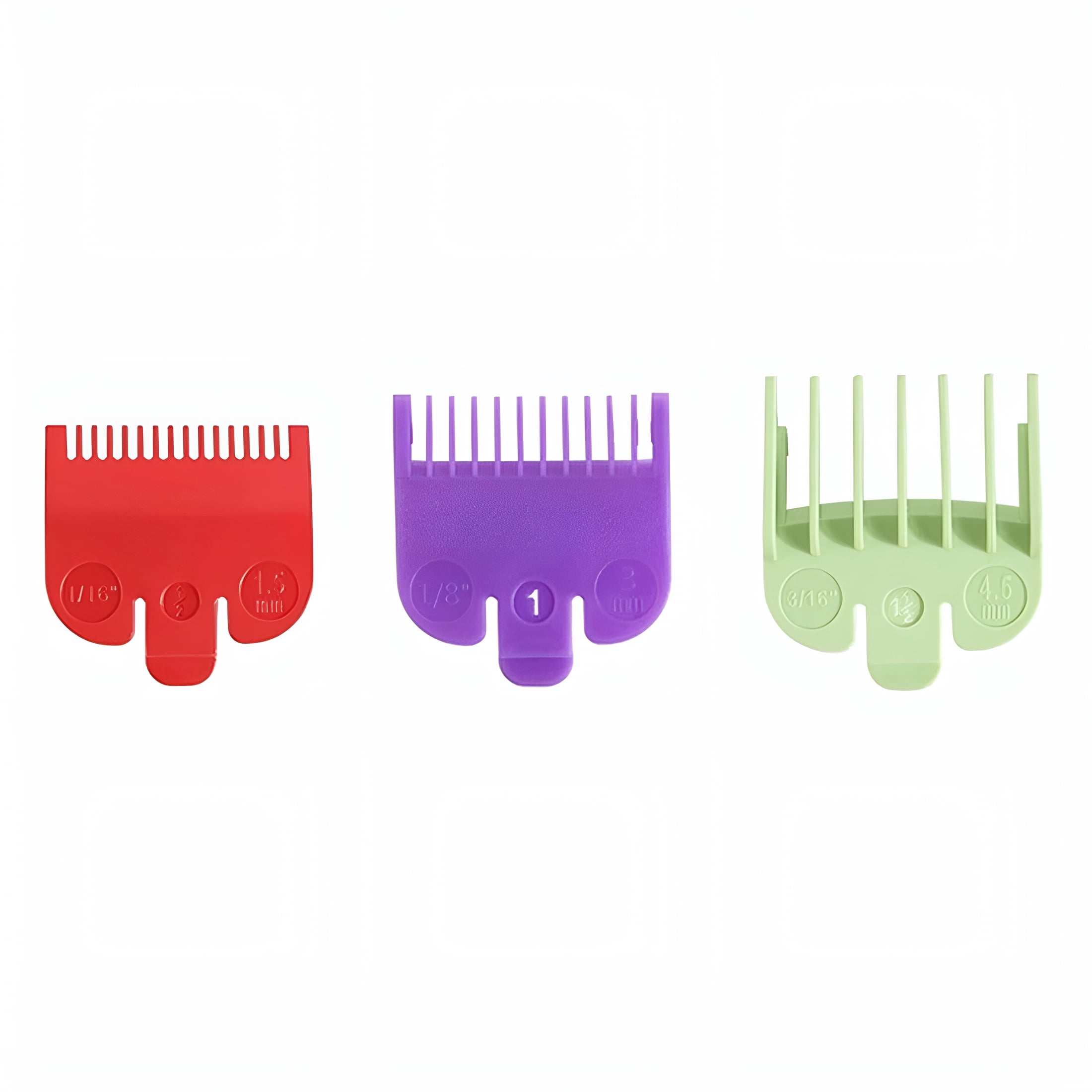 Clipper Guard Sticker FACEGA Clipper Guards Fits for Most Clippers,Color Coded Hair Clipper ...