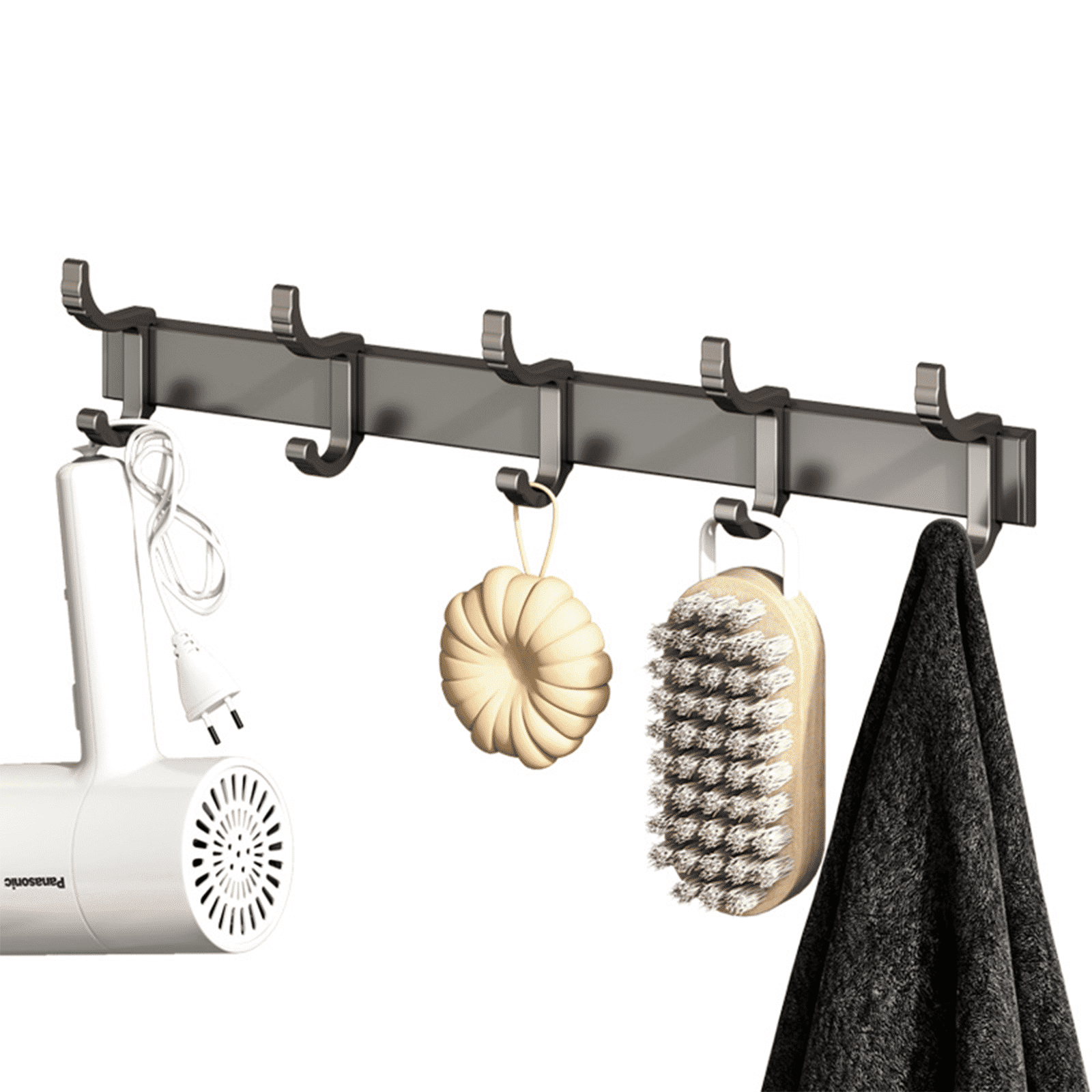 FACEGA Coat Rack Wall Mount,Stable Design Wall Coat Rack,Easy ...