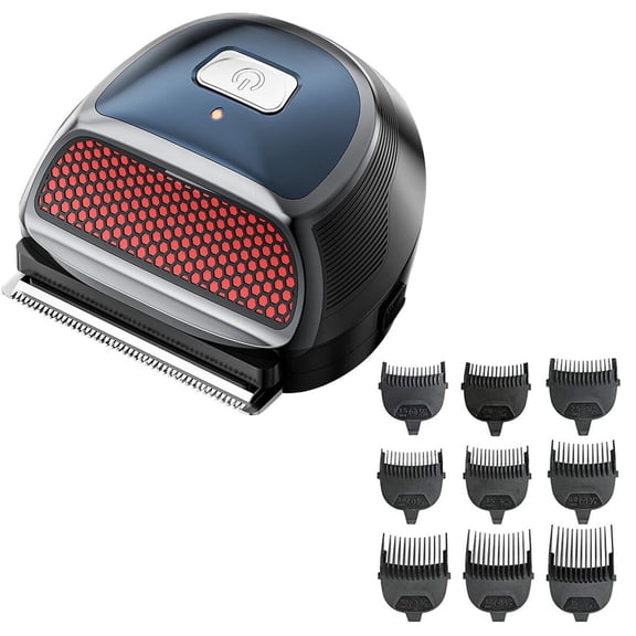 FACEGA Cordless Hair Clippers for Men, USB Rechargeable Electric Hair Trimmer with 9 Guide Combs, Professional Self-Haircut Kit