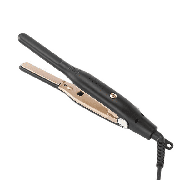 FACEGA Curling Iron 2 in 1 Straightening & Curling Wand Flat Iron with Anti-Static Technology Ionic Ceramic Hair Curler Black