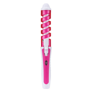 FACEGA Curling Iron Spiral Anti-Perm Curling Iron Electric Hair Curler Professional Portable Hair Salon Spiral Curl Hair Waving Styling Tools for Women & Girls (Red)