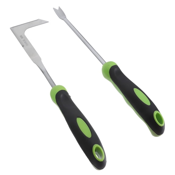 FACEGA Dandelion Fork Garden Hand Weeder Tool Root Remover Weed Puller Digging Plant Tool (12.99X3.15X1.57 Inches)