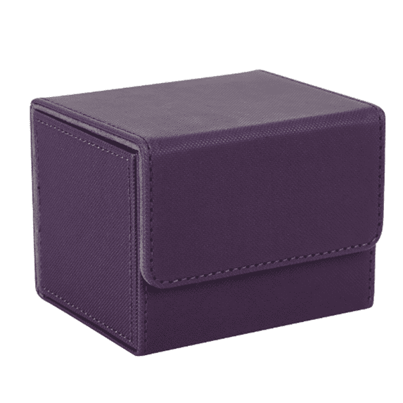 FACEGA Deck Box Magnetic Attraction Commander Deck Box Solid Color Card Box,Style 10