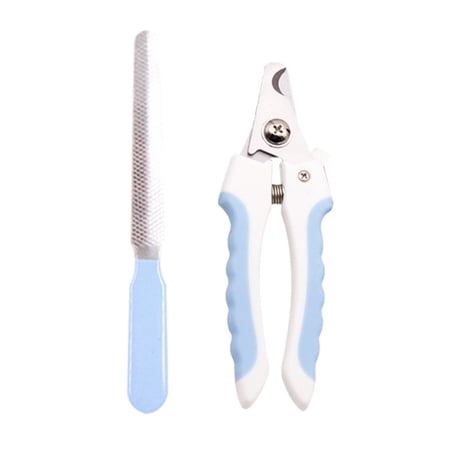 FACEGA Dog Nail Clippers,Safe Dog Nail Trimmers,Nail Clippers for Dogs with Locking Mechanism,Blue