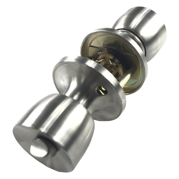 FACEGA Door Lock,Door Handle with Key,Emergency Release Hole Door Knob with Lock for RVs and Mobile Homes