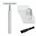 thumbnail image 1 of FACEGA Double Edge Safety Razor for Women,with 10 pcs Safety Razor Blades Single Blade Razor Reusable Travel Essentials Women Razor, 1 of 7