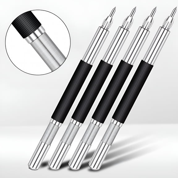 FACEGA Double Ended Tungsten Carbide Scribing Pen Tip Steel Scriber Scribe Marker Metal