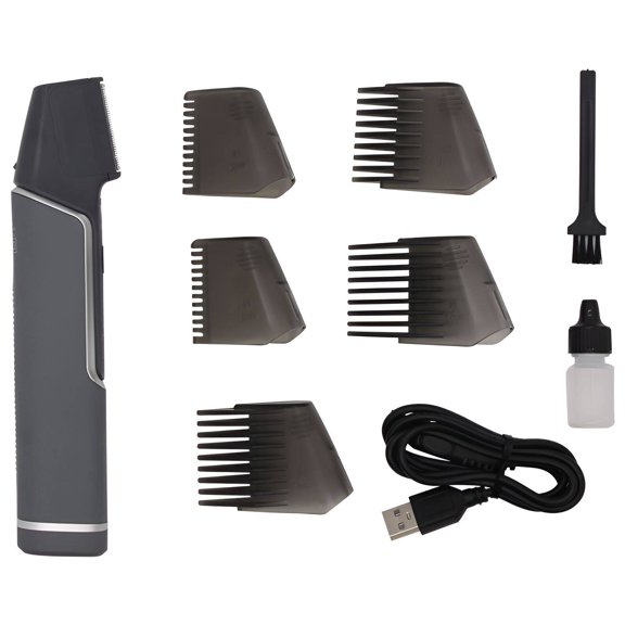 FACEGA Electric Beard Trimmer for Men,Effortlessly Handle Hard-To-Reach Areas Beard Trimmer for Men Professional,Efficient Hair Removal Beard Grooming Kit for Men,Gray
