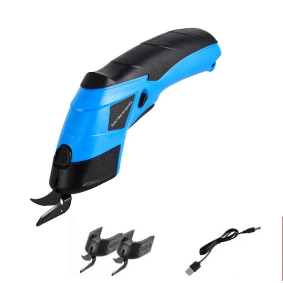 EXLEAF Electric Scissors,Multi-Functional Cardboard Cutter,Precision Fabric Cutter for Seamless DIY Projects,Self-Sharpening Rotary Cutter for Smooth Material Cutting
