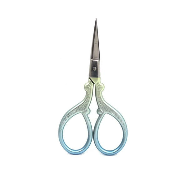 FACEGA Embroidery Scissors,Easy Storage Mini Scissors,Professional Tool Fabric Scissors,Red Plastic Handle Design Fabric Scissors,