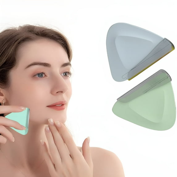 FACEGA Eyebrow Razors for Women,2pcs Facial Razors for Women,Hair Trimmer Face Razor for Women Body Use,Eyebrow Trimmer Shaper Shaver Exfoliating Dermaplaning Tool