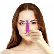 FACEGA Eyebrow Stamp Stencil, Eye Stencil, Brow Stencil Kit for Beginners, Eyebrow Stamp, 8 Styles Reusable Eyebrow Stencil with Handle and Strap, Washable