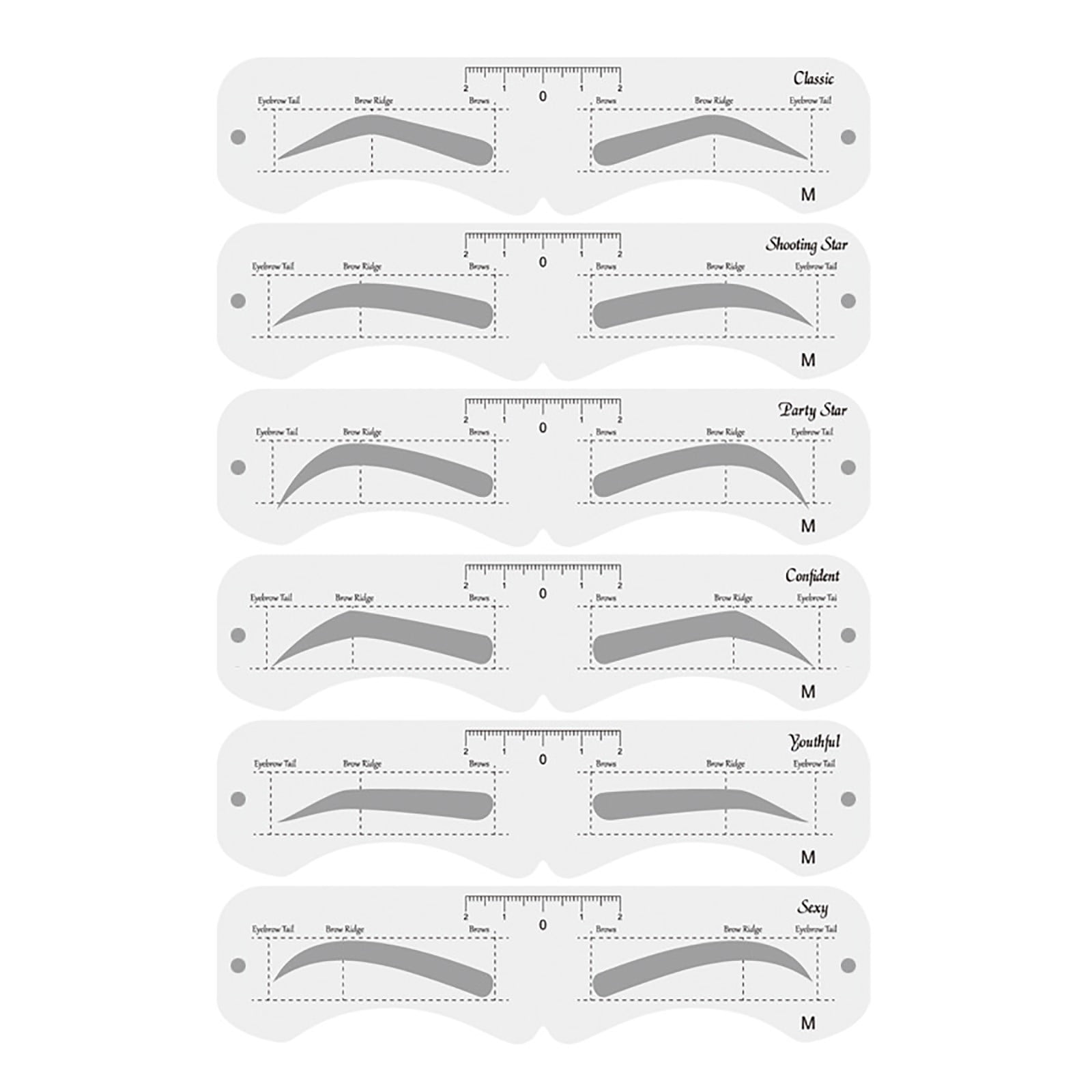FACEGA Eyebrow Stencil with Strap 6 Styles Arched Eyebrow Stencil Eyebrow Shaper Kit - Walmart.com facega-eyebrow-stencil-with-strap-6-styles-arched-eyebrow-stencil-eyebrow-shaper-kit-walmart-com
