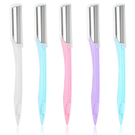 FACEGA Face Razor For Women Facial Hair Removal-Facial Shaver Peach Fuzz Remover Eyebrow Shaper with Safety Covers-Dermaplaning Tool to Remove Fine Hairs-Sensitive Skin Friendly Travel Essential