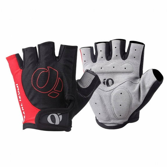 FACEGA Fingerless Gloves,Riding Driving Running Half Hand Gloves for Men,Reduced Friction Winter Gloves for Bike,Red