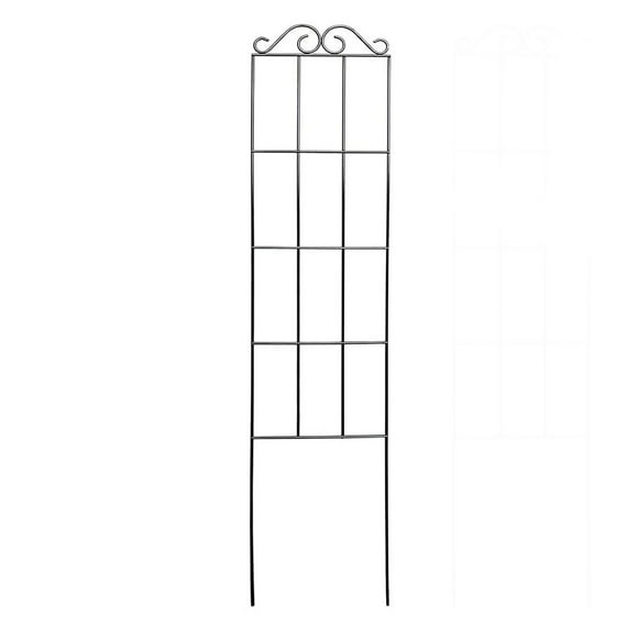 Garden Trellis,Sturdy Metal Garden Trellis for Climbing Plants,Decorative Support Frame for Outdoor and Indoor Use,Black