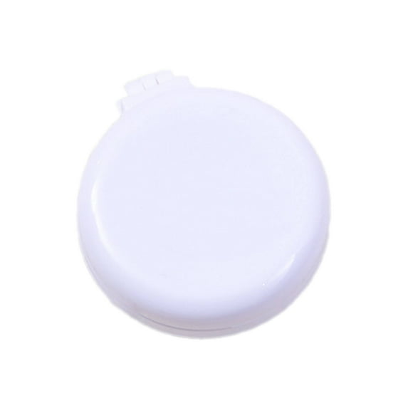 FACEGA Hair Brush Foldable Pocket Rounded Scalp Massager Multi-Functional Mini Brush,White