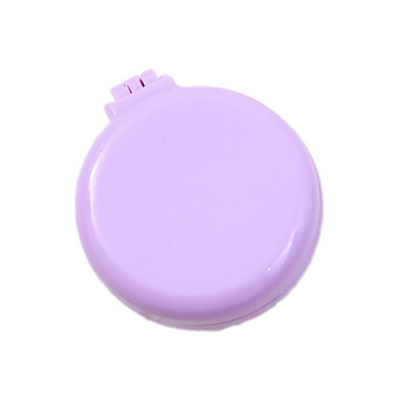FACEGA Hair Brush Foldable Pocket-Sized Rounded Scalp Massager Multi-Functional Mini Brush,Purple