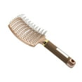 thumbnail image 1 of FACEGA Hair Brush Nylon Louvered Wave Brush Massaging Dry-Wet Scalp Brush,Gold, 1 of 3