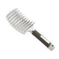 thumbnail image 1 of FACEGA Hair Brush Nylon Louvered Wave Brush Massaging Dry-Wet Scalp Brush,White, 1 of 3