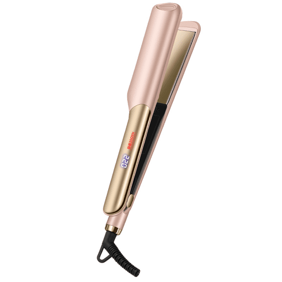 FACEGA Hair Straightener 2 in 1 Cold Air Straightening & Curling Wand 5-Speed Ionic Ceramic Airflow Styler with LCD Display Pink