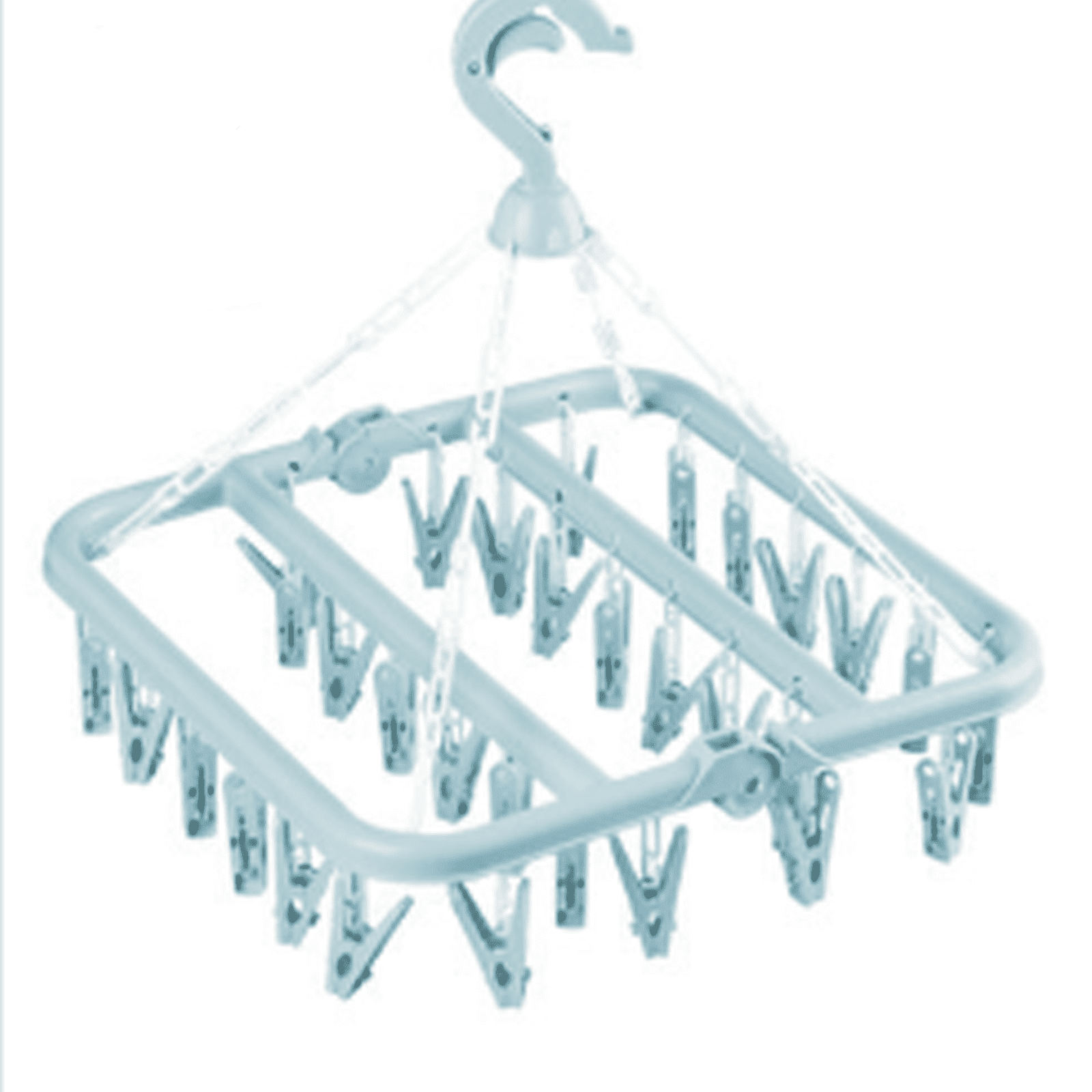 FACEGA Hangers,Drying Rack Clothing,Plastic Hangers,Foldable Windproof Hanger,Space Saving Design