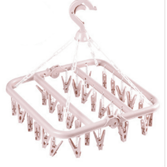 FACEGA Hangers,Drying Rack Clothing,Plastic Hangers,Foldable Windproof Hanger,Space Saving Design