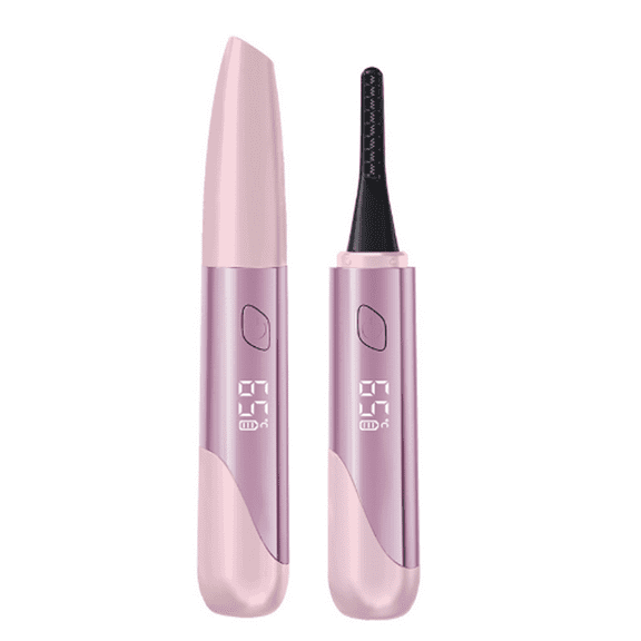 FACEGA Heated Eyelash Curler Electric Eyelash Curling for Long-Lasting Styling Eye Lash Curler 4-Speed Intelligent Temperature Control Electric Eyelash Curler,Pink
