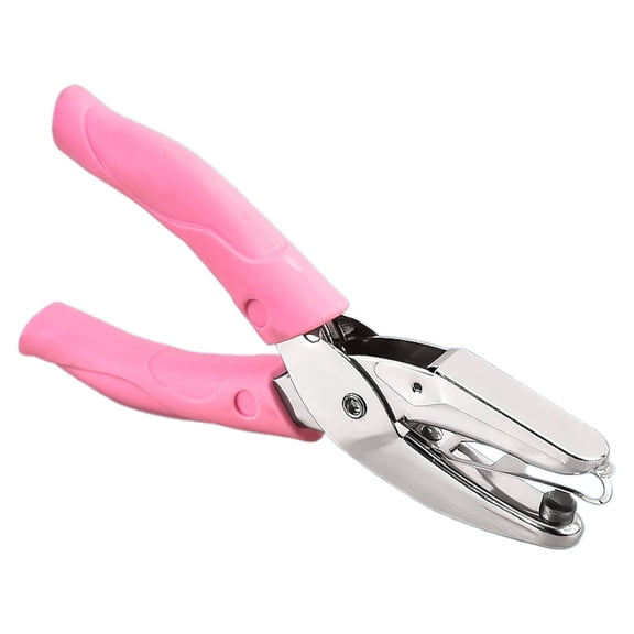FACEGA Hole Puncher,Rubberized Hand Protection Leather Hole Punch,Soft Texture Hand Hole Puncher,5.5mm Love Hole