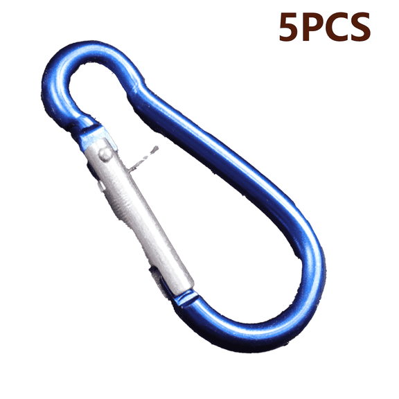 FACEGA Key Rings No Rust Carabiner Clip High Hardness Fine Workmanship Key Chain Rings,Blue