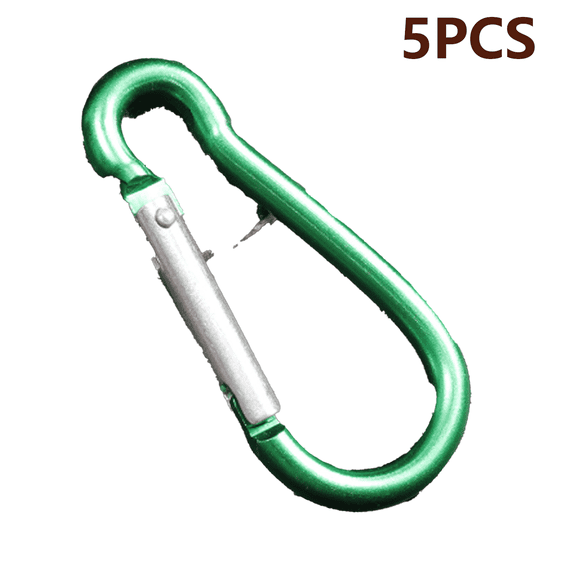 FACEGA Key Rings No Rust Carabiner Clip High Hardness Fine Workmanship Key Chain Rings,Green