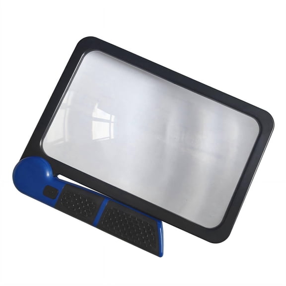 FACEGA Loupe Magnifier Foldable Design Magnifier with Light Compact Magnifying Glass with Light Blue