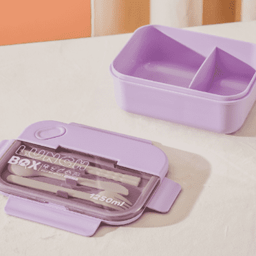 FACEGA Lunch Box Healthy Material Bento Box Easy to Clean Food Storage Containers,Style 1