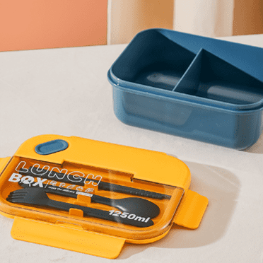 FACEGA Lunch Box Healthy Material Bento Box Easy to Clean Food Storage Containers,Style 2
