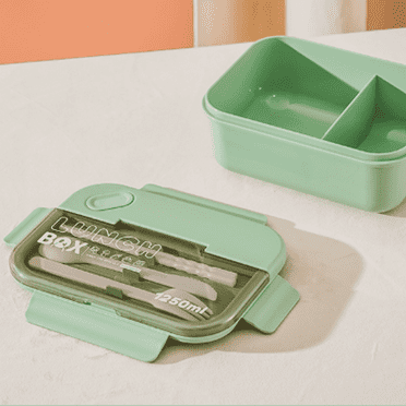 FACEGA Lunch Box Healthy Material Bento Box Easy to Clean Food Storage Containers,Style 3