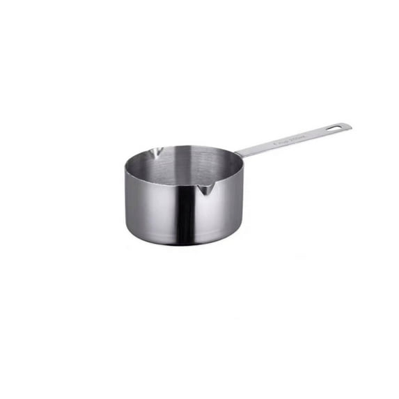 FACEGA Measuring Spoon Set,Straight Handle Baking Cup Scoop,Comfortable Grip Stainless Steel Metal Measuring Spoons,250ml