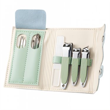 FACEGA Mens Nail Grooming Kit,Major Nail Clipper Set,Fast Toenail Clippers,Green1