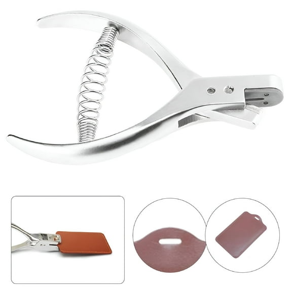 FACEGA Metal Handheld Slot Puncher ID Card Photo Badge Hole Label Punching Tool