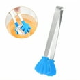 thumbnail image 1 of FACEGA Metal Tongs,Shell Shape Stainless Steel Cooking Tongs,U-Shaped Handle 5" Bbq Tongs,For Pick Up, Sugar Cubes, Milk Balls,Blue, 1 of 7
