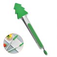 thumbnail image 1 of FACEGA Metal Tongs,Silicone Clip Head Stainless Steel Tongs,Christmas Tree Shape 8" Bbq Tongs,For Baking, Picking Up Food, Picking Up Bread,Style1, 1 of 7