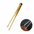 thumbnail image 1 of FACEGA Metal Tongs,Toothed Holding Tip 304 Stainless Steel Tongs for Serving Food,U Type Handle 9.5" Grill Tongs,For Bbq, Buffet, Bartending,Gold, 1 of 7