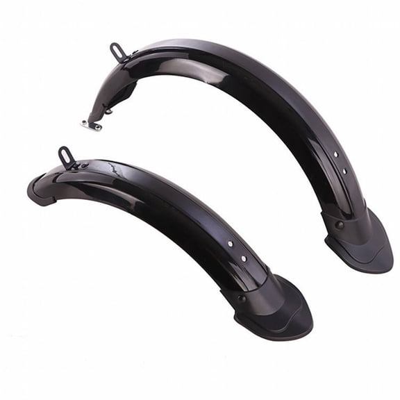 FACEGA Mudguards Mountain Bike,Enhances Bike Appearance Bike Mudguard Set,High Break Resistance Front Mudguards Mountain Bike,Black
