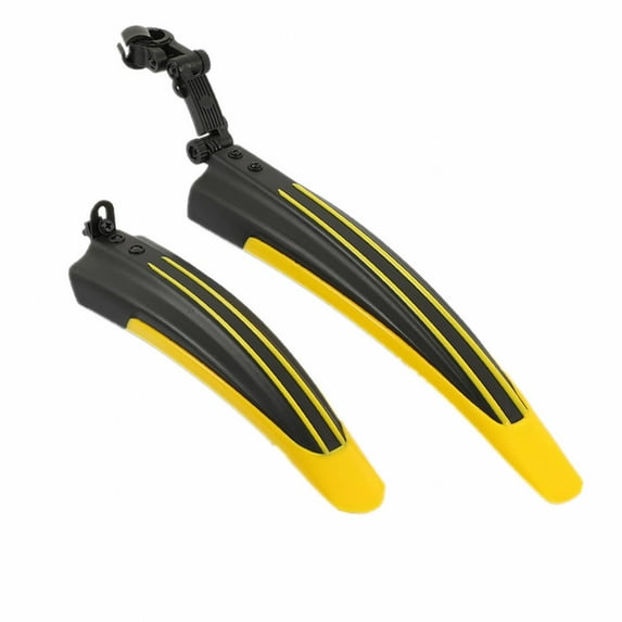 FACEGA Mudguards Mountain Bike,Sturdy and Durable Design Bike Mudguard Set,Prevents Mud and Debris Front Mudguards Mountain Bike,Yellow