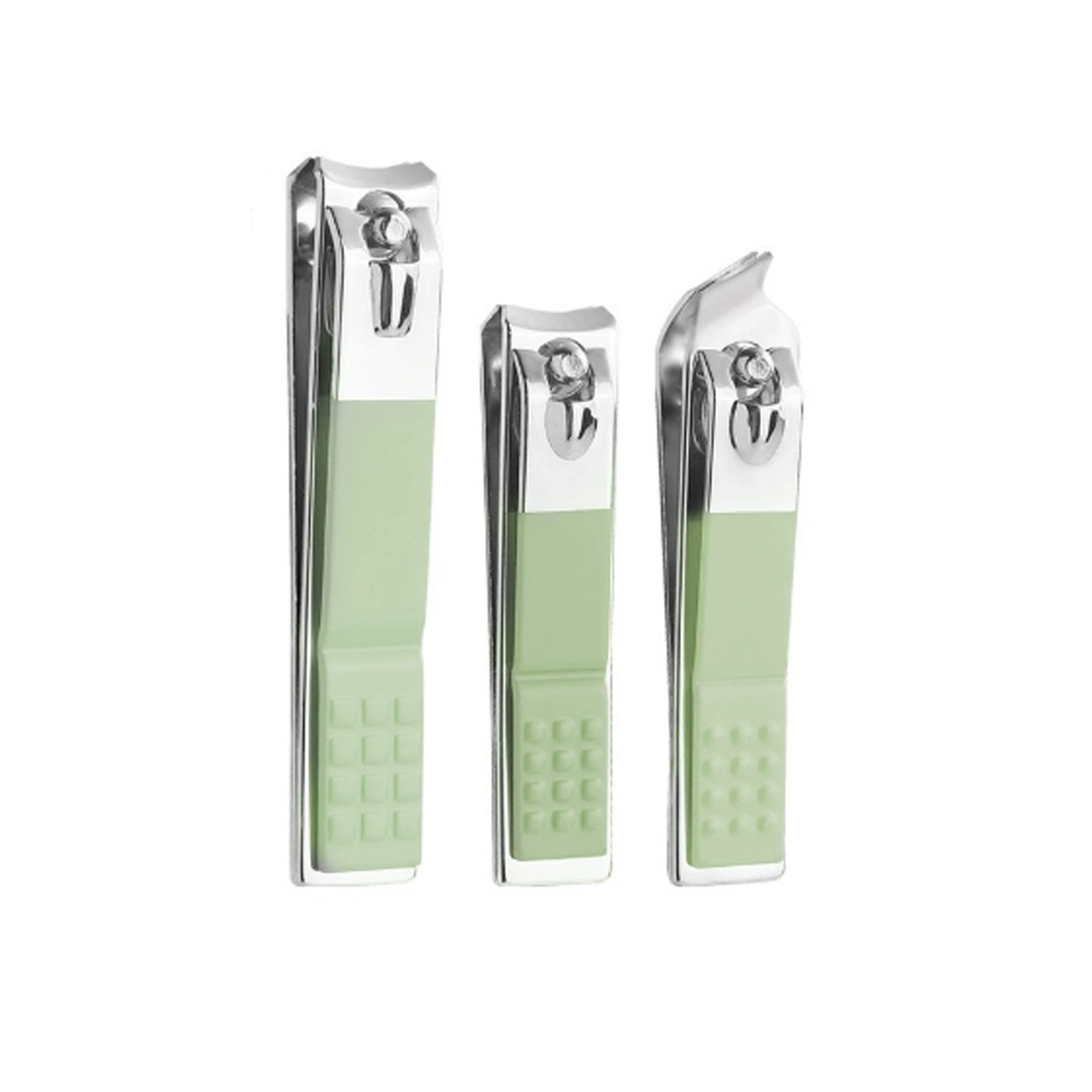 FACEGA Nail Clippers,3 in 1 Reinforced Rivet Design Nail Clipper Set