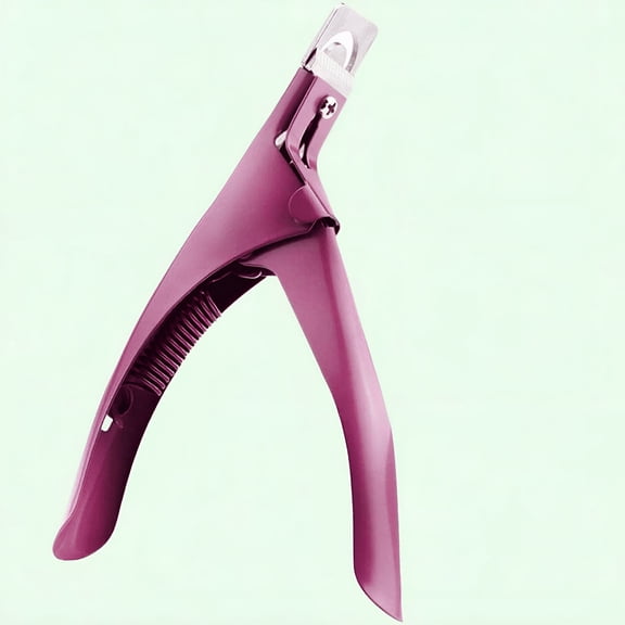 FACEGA Nail Clippers, U-Type Acrylic Nail Cutters for DIY Nail Art Manicure, UV Gel False Nail Tips Cutter