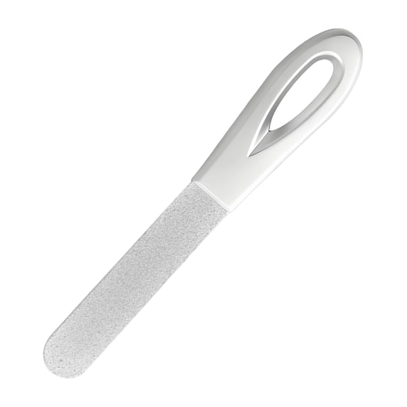 FACEGA Nail File,Double-Sided Nail Filing Metal Nail Files for Women,Hollow Teardrop-Pattern Handle Manicure Tools Nails Stuff