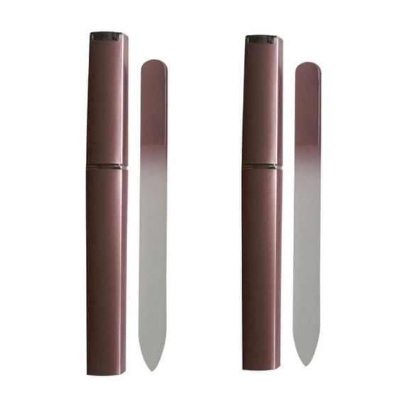 FACEGA Nail File,Nano Glass Construction Nail Files for Natural Nails,Reusable Thick Grip Manicure Tools