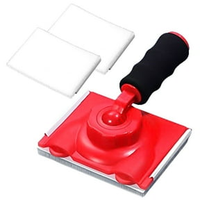 FACEGA Paint Edger Trimmer with 2 Replacement Pads | Improved Guide Wheels | Edge Painting Tool for Walls,Ceilings,Corners & Trims | Paint Pad Applicator,Edge Trimmer & Paint Edger Tool